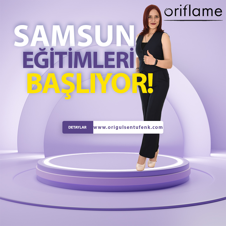 Oriflame Samsun Eğitimleri Başlıyor